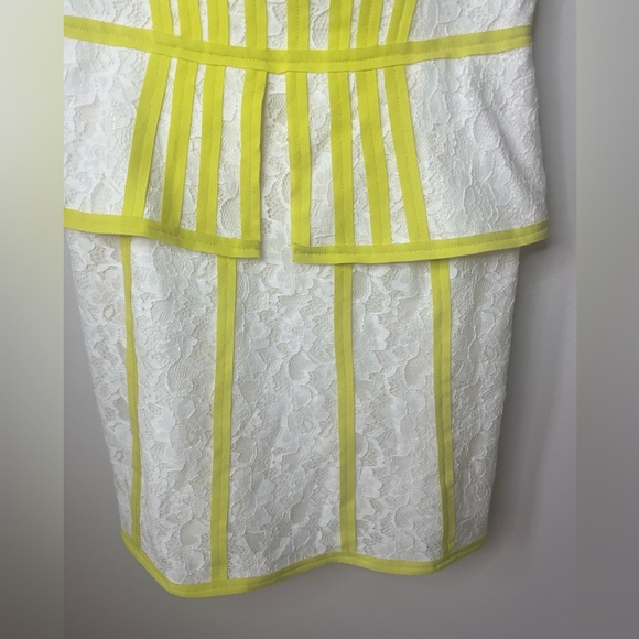 NEW BCBGMAXAZRIA KELLYN STRAPPING DETAILED STRAPLESS DRESS IRG61B14/M643A SIZE 6 - Picture 6 of 10